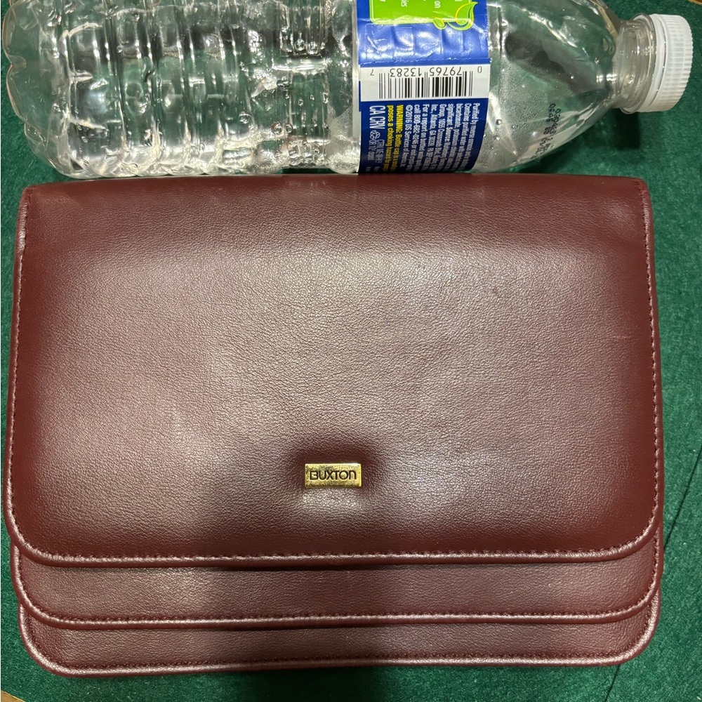 Buxton Brown Leather Wallet Classic Design